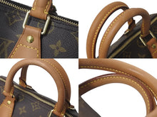 Load image into Gallery viewer, LOUIS VUITTON ルイヴィトン スピーディ25 ハンドバッグ M41109 モノグラム PVC レザー ゴールド金具 ブラウン 美品 中古 4c076290