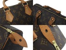 Load image into Gallery viewer, LOUIS VUITTON ルイヴィトン スピーディ25 ハンドバッグ M41109 モノグラム PVC レザー ゴールド金具 ブラウン 美品 中古 4c076290