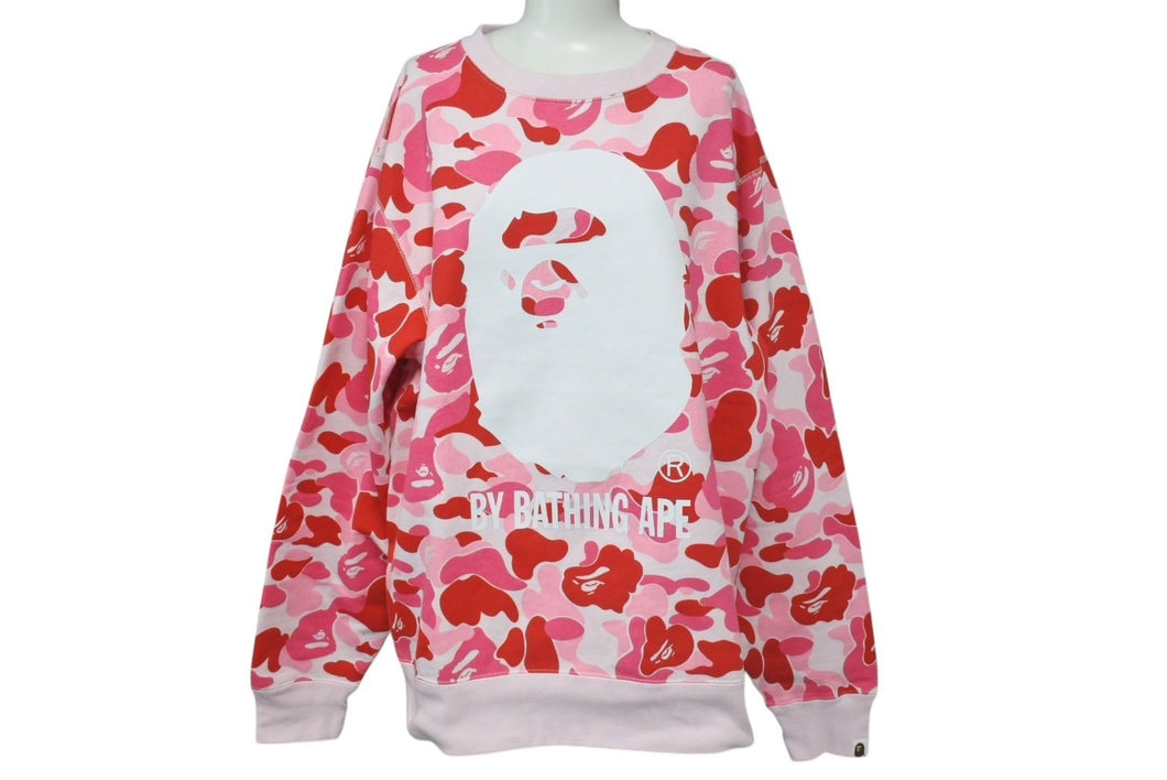 極美品 A BATHING APE アベイシングエイプ ABC Camo Crewneck Sweat ABC カモ柄 クルーネック スウェット 中古 4c074019 