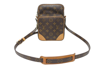 LOUIS VUITTON ルイヴィトン アマゾン ショルダーバッグ モノグラム M45236 ブラウン ゴールド金具 美品 中古 4b004672
