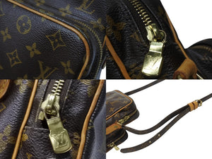 LOUIS VUITTON ルイヴィトン アマゾン ショルダーバッグ モノグラム M45236 ブラウン ゴールド金具 美品 中古 4b004672