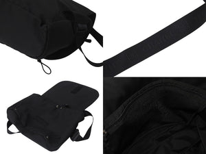 極美品 CHANEL シャネル スポーツライン ショルダーバッグ 8番台 ココマーク パッチ ナイロン ブラック シルバー金具 中古 4b001022