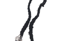 画像をギャラリービューアに読み込む, CHROME HEARTS クロムハーツ ボロチップ レザーブレード ネックレス 全長約100cm 重量約19.0g シルバー925 レザー 美品 中古 4b000001