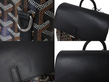 Load image into Gallery viewer, GOYARD ゴヤール アルパン バックパックMM リュック ALPIN2MMLTY01CL01P ブラック PVC レザー シルバー金具 美品 中古 4b000005