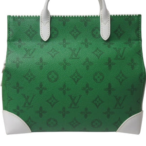 LOUIS VUITTON ルイヴィトン エブリデイLV リッターバッグ ハンドバッグ 2021AW M80815 IC グリーン ホワイト 美品 中古 4b000010