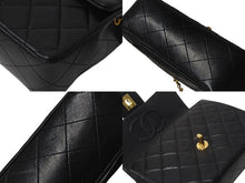 Load image into Gallery viewer, CHANEL シャネル ミニマトラッセ18 チェーンショルダーバッグ ラムスキン ブラック 1番台 中古 4b000011