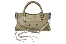 Load image into Gallery viewer, BALENCIAGA バレンシアガ ザ ファースト ハンドバッグ ショルダーバッグ 103208 2WAY レザーベージュ 美品 中古 4b000016