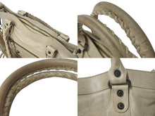 Load image into Gallery viewer, BALENCIAGA バレンシアガ ザ ファースト ハンドバッグ ショルダーバッグ 103208 2WAY レザーベージュ 美品 中古 4b000016