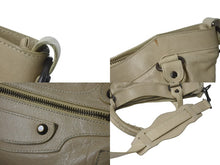Load image into Gallery viewer, BALENCIAGA バレンシアガ ザ ファースト ハンドバッグ ショルダーバッグ 103208 2WAY レザーベージュ 美品 中古 4b000016