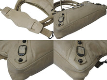 Load image into Gallery viewer, BALENCIAGA バレンシアガ ザ ファースト ハンドバッグ ショルダーバッグ 103208 2WAY レザーベージュ 美品 中古 4b000016