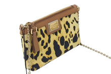 Load image into Gallery viewer, 新品同様 DOLCE &amp; GABBANA ドルチェアンドガッバーナ チェーンショルダーバッグ アクセサリーポーチ レオパード柄 BB4506A49321 中古 4b000017