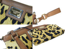 Load image into Gallery viewer, 新品同様 DOLCE &amp; GABBANA ドルチェアンドガッバーナ チェーンショルダーバッグ アクセサリーポーチ レオパード柄 BB4506A49321 中古 4b000017