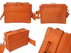 LOUIS VUITTON ルイヴィトン ハンドル ソフトトランク ショルダーバッグ M20956 トリヨンレザー オレンジ 美品 中古 4b000019