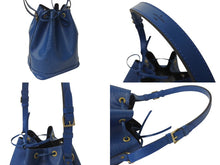 画像をギャラリービューアに読み込む, LOUIS VUITTON ルイヴィトン エピ ノエ ワンショルダーバッグ M44005 エピレザー ブルー ゴールド金具 美品 中古 4b000020