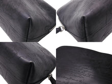 Load image into Gallery viewer, Berluti ベルルッティ カリグラフィ セカンドバッグ クラッチバッグ ポーチ型 FO254 レザー ブラック シルバー金具 美品 中古 4b000022