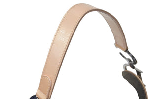 Christian Dior クリスチャンディオール サドルバッグ ワンショルダーバッグ 02RU0043 グレー デニム 美品 中古 4b000024