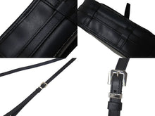 Load image into Gallery viewer, GOYARD ゴヤール ベルヴェデーレPM ショルダーバッグ ブラック PVC コーティングキャンバス レザー 中古 4b000030