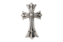 画像をギャラリービューアに読み込む, CHROME HEARTS クロムハーツ ダブルCHクロス ラージ ペンダントトップ チャーム 重量約104.9g 2011/.925刻印 シルバー925 美品 中古 4b000052