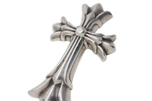 画像をギャラリービューアに読み込む, CHROME HEARTS クロムハーツ ダブルCHクロス ラージ ペンダントトップ チャーム 重量約104.9g 2011/.925刻印 シルバー925 美品 中古 4b000052