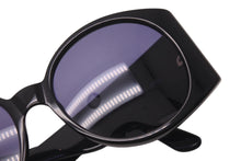 Load image into Gallery viewer, CHANEL シャネル ココマーク サングラス メガネ 0524194305 プラスチック ブラック ゴールド金具 美品 中古 4b000054