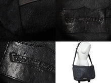 Load image into Gallery viewer, 極美品 CHROME HEARTS クロムハーツ SOFT SHOULDER BAG LARGE ソフトショルダーバッグ ラージ セメタリークロスパッチ 11枚 中古 4b000057