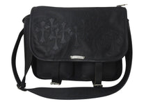 Load image into Gallery viewer, 極美品 CHROME HEARTS クロムハーツ SOFT SHOULDER BAG LARGE ソフトショルダーバッグ ラージ セメタリークロスパッチ 11枚 中古 4b000057