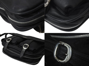 極美品 CHROME HEARTS クロムハーツ SOFT SHOULDER BAG LARGE ソフトショルダーバッグ ラージ セメタリークロスパッチ 11枚 中古 4b000057