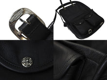 Load image into Gallery viewer, 極美品 CHROME HEARTS クロムハーツ SOFT SHOULDER BAG LARGE ソフトショルダーバッグ ラージ セメタリークロスパッチ 11枚 中古 4b000057