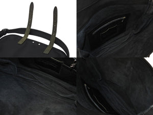 極美品 CHROME HEARTS クロムハーツ SOFT SHOULDER BAG LARGE ソフトショルダーバッグ ラージ セメタリークロスパッチ 11枚 中古 4b000057