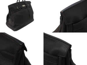 HERMES エルメス ハンドバッグ オータクロア50 ブラウン系 トリヨンクレマンス シルバー金具 □H刻印 美品 中古 4b000060