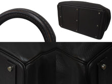 Load image into Gallery viewer, HERMES エルメス ハンドバッグ オータクロア50 ブラウン系 トリヨンクレマンス シルバー金具 □H刻印 美品 中古 4b000060