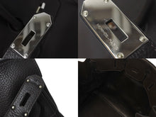 Load image into Gallery viewer, HERMES エルメス ハンドバッグ オータクロア50 ブラウン系 トリヨンクレマンス シルバー金具 □H刻印 美品 中古 4b000060