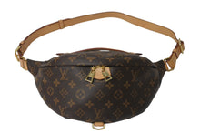 画像をギャラリービューアに読み込む, 極美品 LOUIS VUITTON ルイヴィトン ボディバッグ M43644 バムバッグ ブラウン モノグラムキャンバス ブラウン ゴールド金具 中古 4b000061