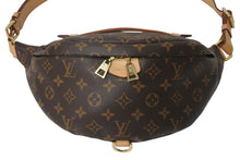 画像をギャラリービューアに読み込む, 極美品 LOUIS VUITTON ルイヴィトン ボディバッグ M43644 バムバッグ ブラウン モノグラムキャンバス ブラウン ゴールド金具 中古 4b000061