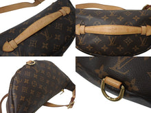 画像をギャラリービューアに読み込む, 極美品 LOUIS VUITTON ルイヴィトン ボディバッグ M43644 バムバッグ ブラウン モノグラムキャンバス ブラウン ゴールド金具 中古 4b000061
