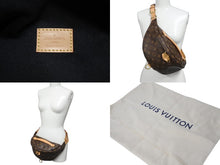 画像をギャラリービューアに読み込む, 極美品 LOUIS VUITTON ルイヴィトン ボディバッグ M43644 バムバッグ ブラウン モノグラムキャンバス ブラウン ゴールド金具 中古 4b000061