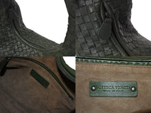 Load image into Gallery viewer, 極美品 BOTTEGA VENETA ボッテガヴェネタ イントレチャート ホーボー ワンショルダーバッグ B06737234B レザー グリーン 中古 4b000064