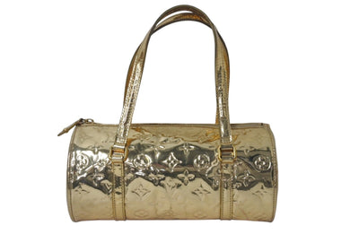LOUIS VUITTON ルイヴィトン パピヨン ミロワール モノグラム ゴールド ハンドバック M95270 中古 4b000070