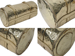 LOUIS VUITTON ルイヴィトン パピヨン ミロワール モノグラム ゴールド ハンドバック M95270 中古 4b000070