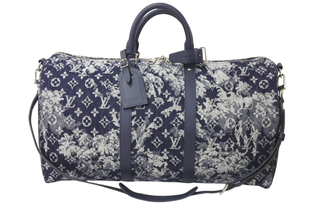 新品未使用 LOUIS VUITTON ルイヴィトン キーポル バンドリエール50 ボストンバッグ M57285 モノグラム タペストリー 中古 4b000071