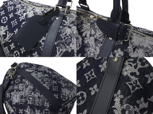 新品未使用 LOUIS VUITTON ルイヴィトン キーポル バンドリエール50 ボストンバッグ M57285 モノグラム タペストリー 中古 4b000071