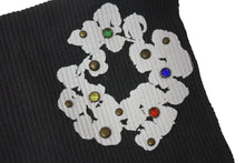 Load image into Gallery viewer, DENIM TEARS デニムティアーズ Rhinestone Cotton Wreath Durag ドゥーラグ 510-010-38 グレー系 ラインストーン 美品 中古 4b000082