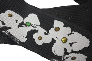 DENIM TEARS デニムティアーズ Rhinestone Cotton Wreath Durag ドゥーラグ 510-010-38 グレー系 ラインストーン 美品 中古 4b000082