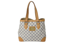 Load image into Gallery viewer, LOUIS VUITTON ルイヴィトン ハンドバッグ N51207 ハムステッドPM CR1039 ホワイト ダミエアズールキャンバス 美品 中古 4b000085