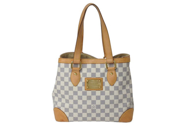 LOUIS VUITTON ルイヴィトン ハンドバッグ N51207 ハムステッドPM CR1039 ホワイト ダミエアズールキャンバス 美品 中古 4b000085