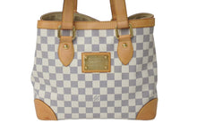 Load image into Gallery viewer, LOUIS VUITTON ルイヴィトン ハンドバッグ N51207 ハムステッドPM CR1039 ホワイト ダミエアズールキャンバス 美品 中古 4b000085