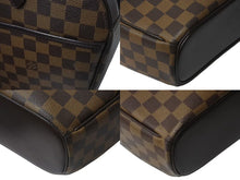 Load image into Gallery viewer, LOUIS VUITTON ルイヴィトン ダミエ サリア オリゾンタル ハンドバッグ PVCコーティングキャンバス N51282 ブラウン 美品 中古 4b000089