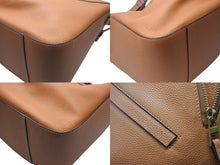 Load image into Gallery viewer, LOEWE ロエベ ハンモックバッグ スモール ２WAY ハンドバッグ ブラウン ソフトグレインカーフ 0691910 ショルダーバッグ 美品 中古 4b000091