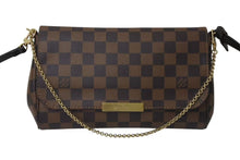 Load image into Gallery viewer, 極美品 LOUIS VUITTON ルイヴィトン ショルダーバッグ フェイボリットMM ダミエ N41129 ブラウン ゴールド金具 中古 4b000092