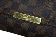 Load image into Gallery viewer, 極美品 LOUIS VUITTON ルイヴィトン ショルダーバッグ フェイボリットMM ダミエ N41129 ブラウン ゴールド金具 中古 4b000092